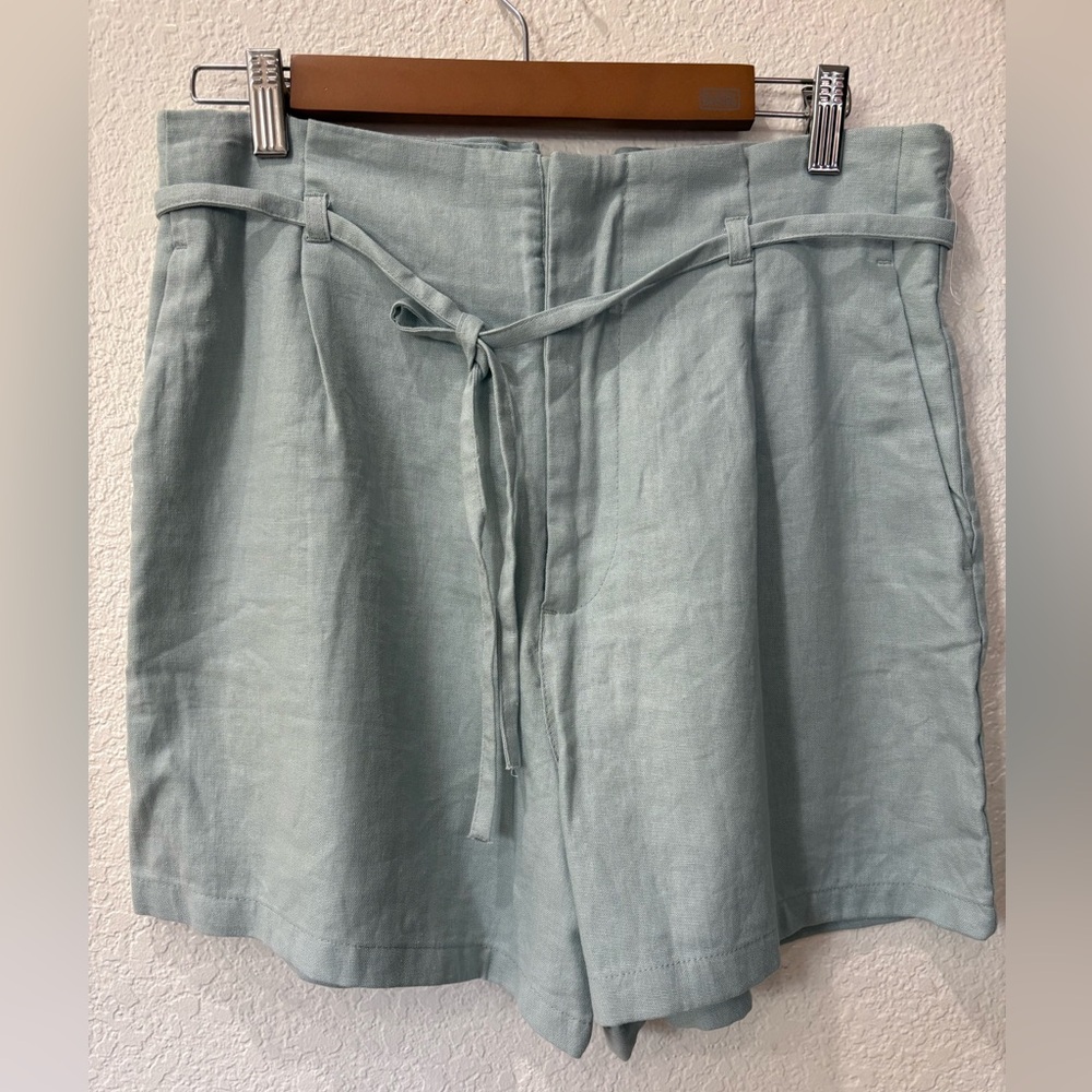 Love Tree High Waist Light Blue Shorts
